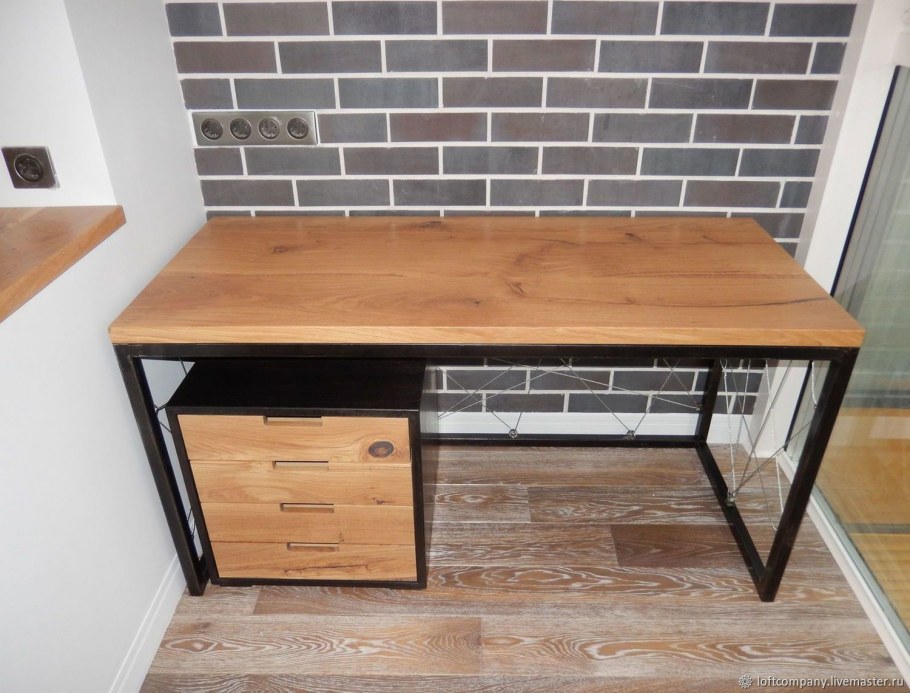 Стол "лофт 2" 1500x750
