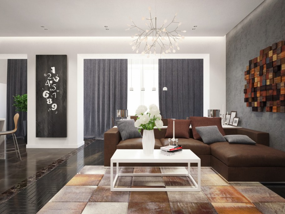 Гостиная в 100 квадратов