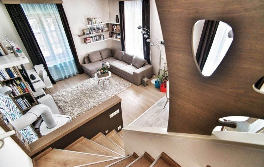 Кабинет лофт 20м2