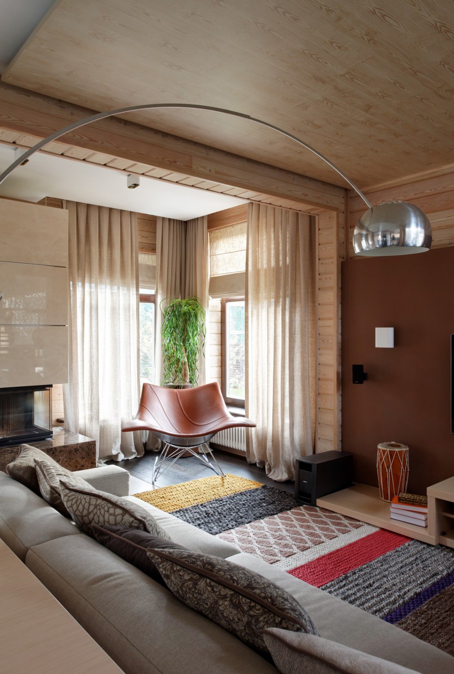 Кухня гостиная комната лофт