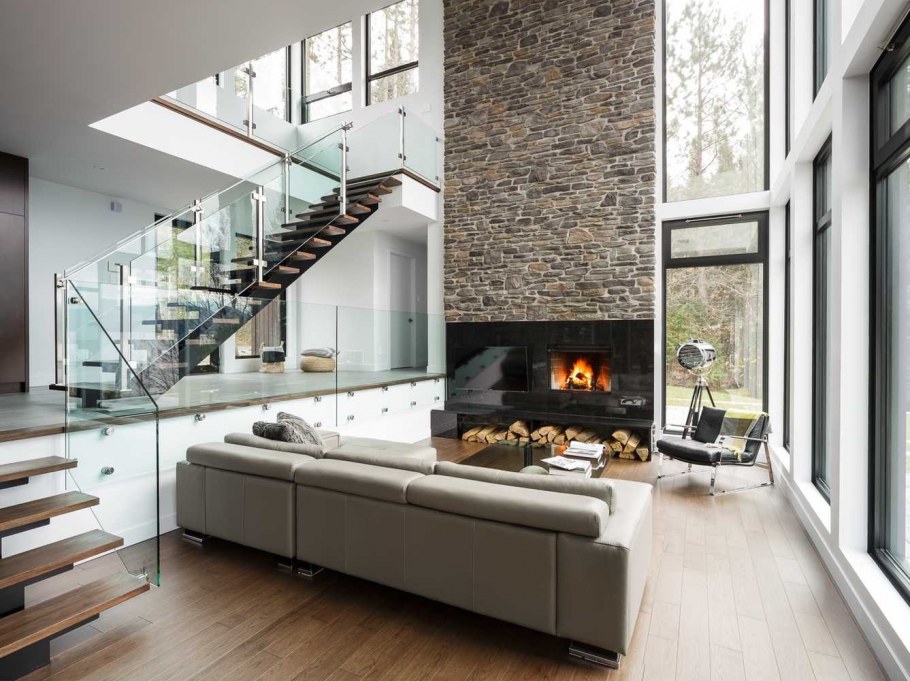 Современные интерьеры загородных домов