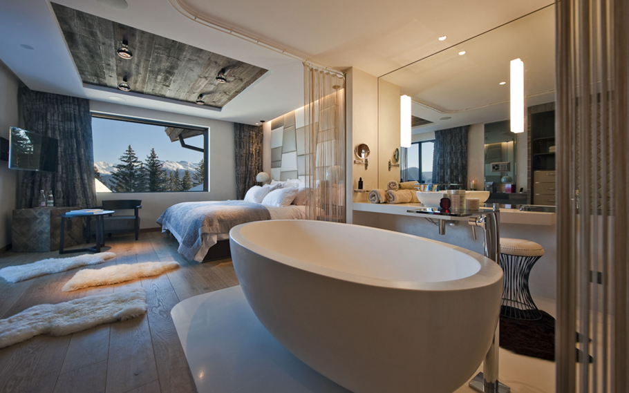 Спальная с ванной