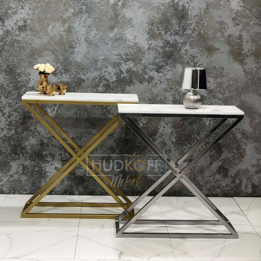 Консоль с мраморной столешницей ell