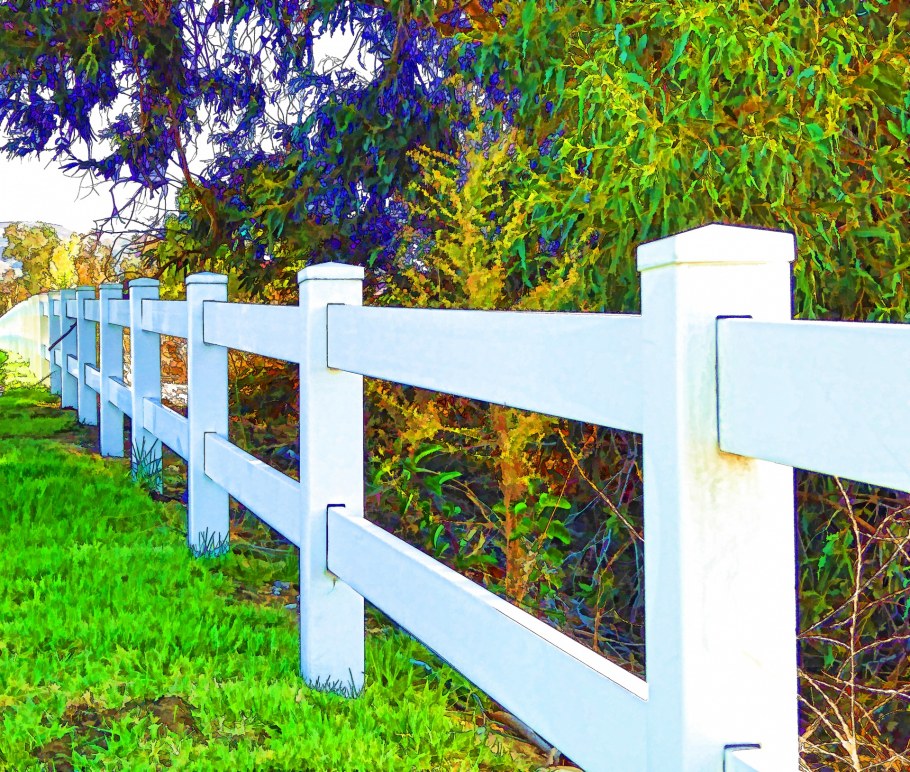 Весенний забор