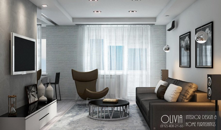 Интерьеры квартир двухкомнатных 54 метра