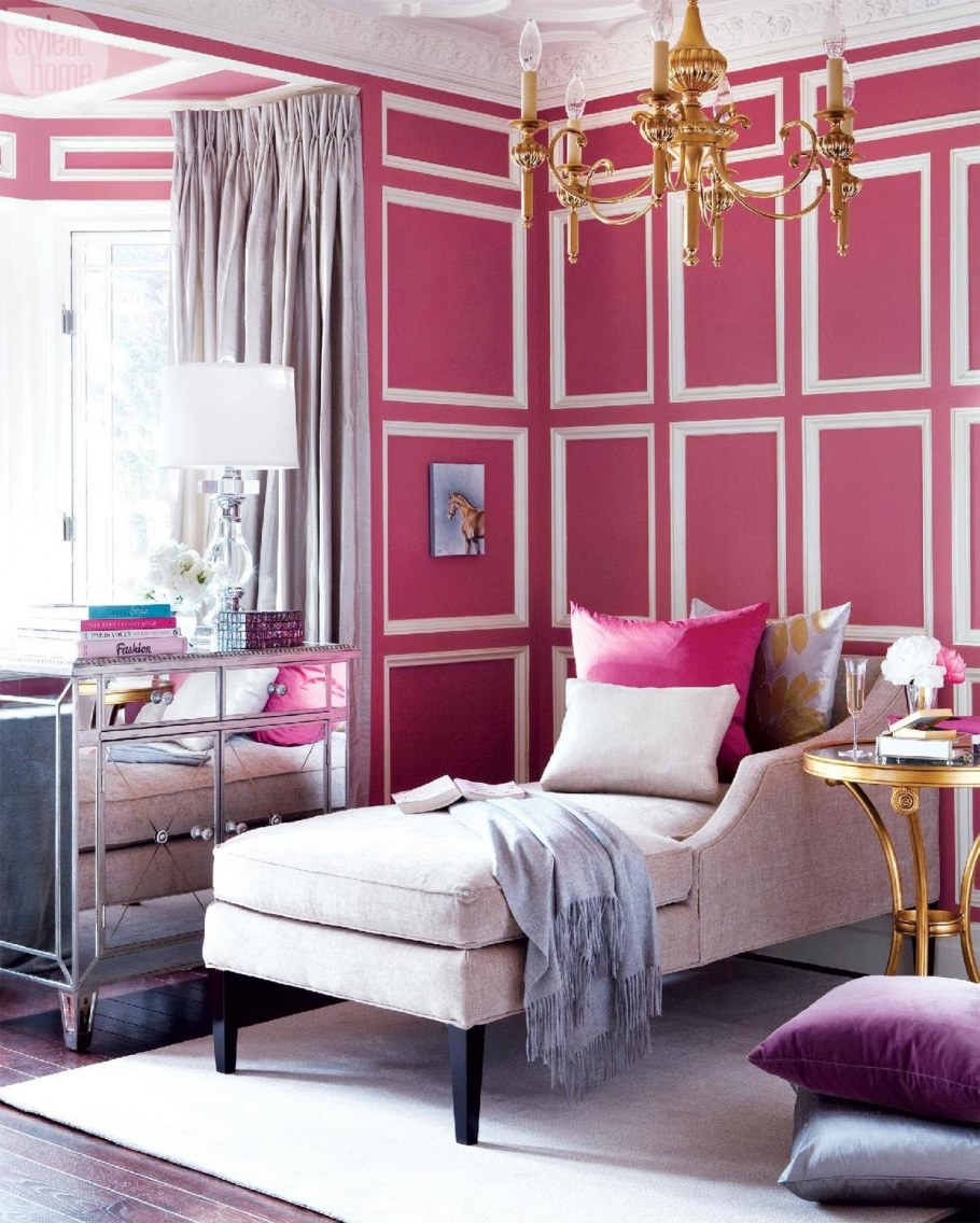 Розовая спальня