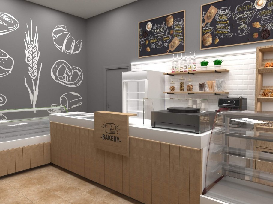 Дизайн пекарни кулинарии