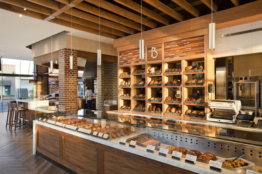 Интерьер пекарни