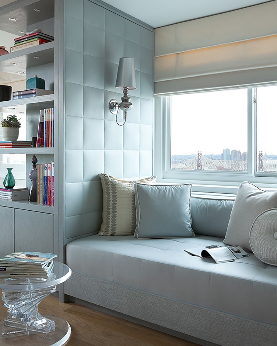 Дизайн подоконника в гостиной