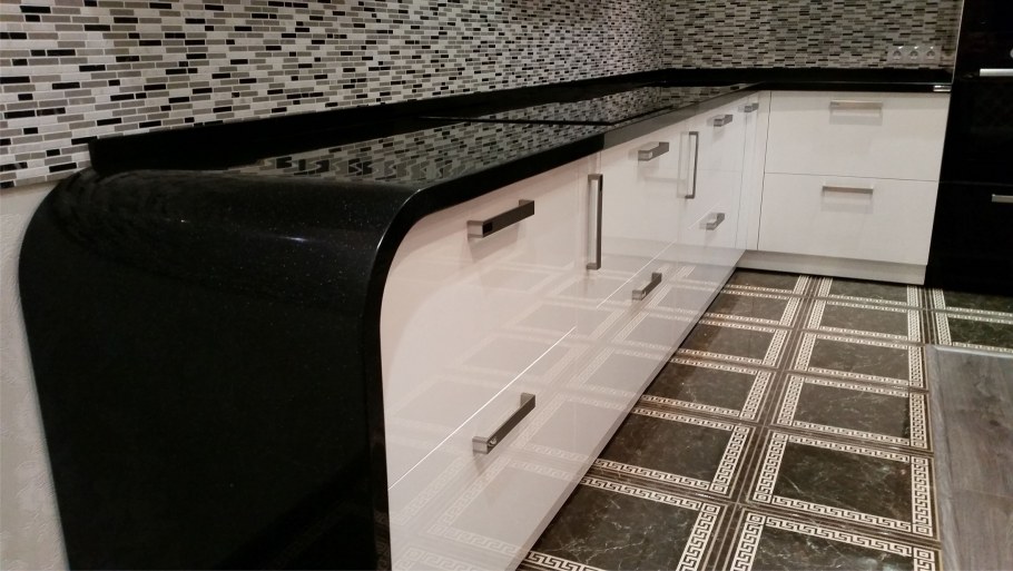 Столешница лабрадорит Blue Pearl