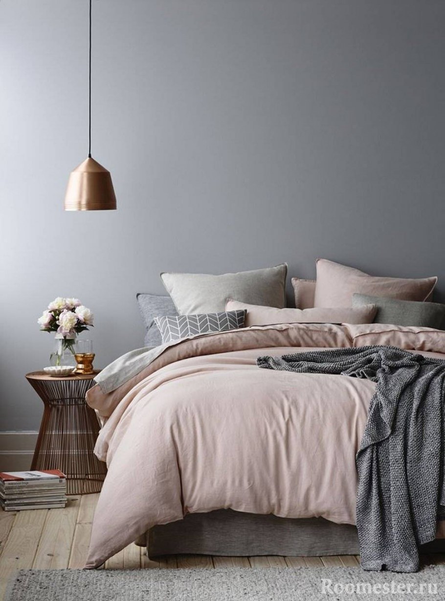 Спальня арт деко в изумрудном цвете