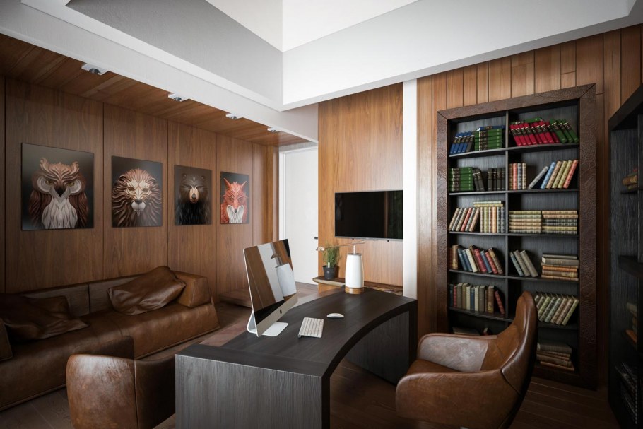 Брутальный стиль в интерьере