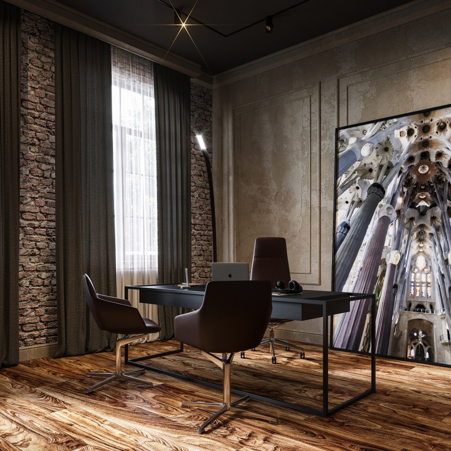 Кабинет в стиле Неоклассика