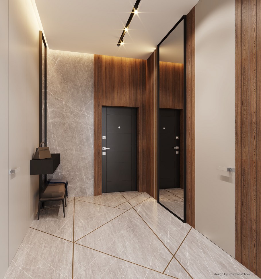 Плитка в коридоре в квартире