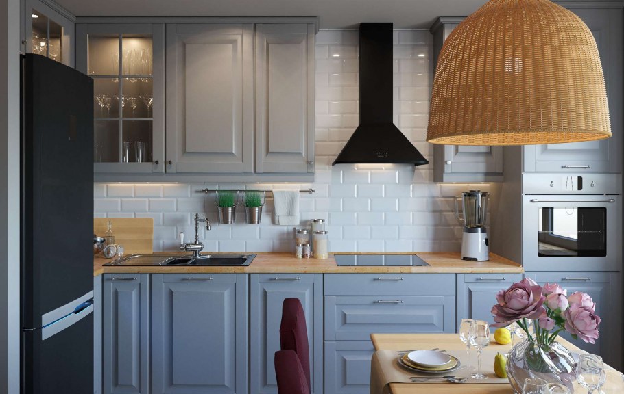 Кухня икеа лидинго