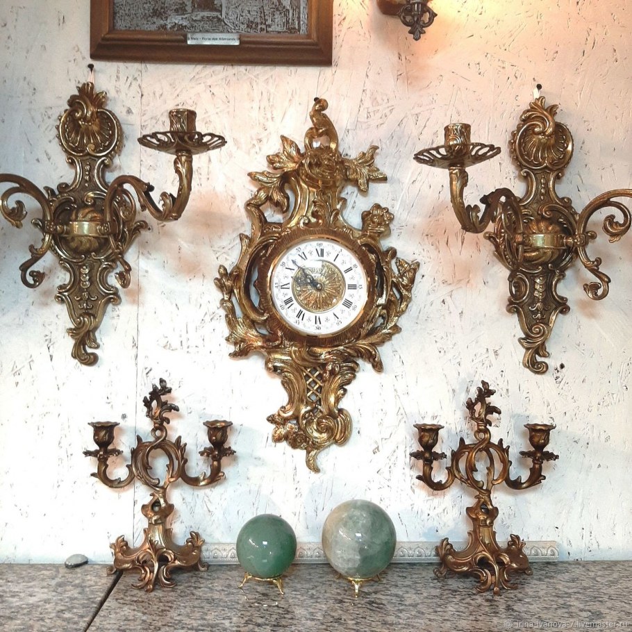 Канделябр настенный старинный