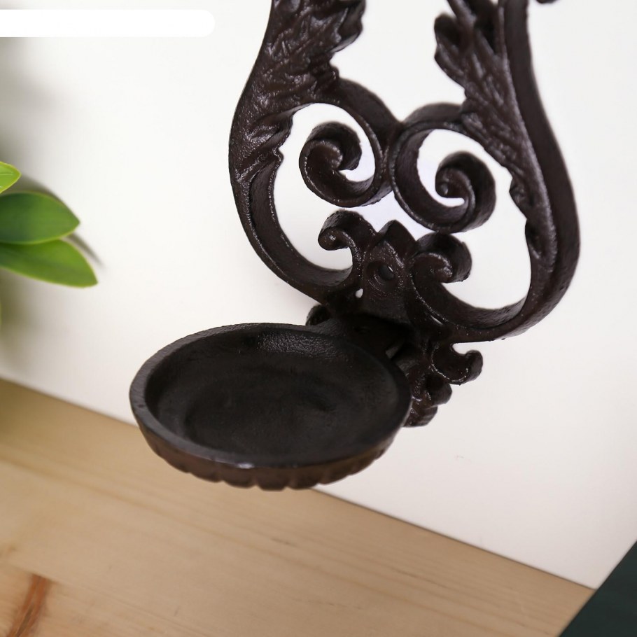 Подсвечник настенный металл