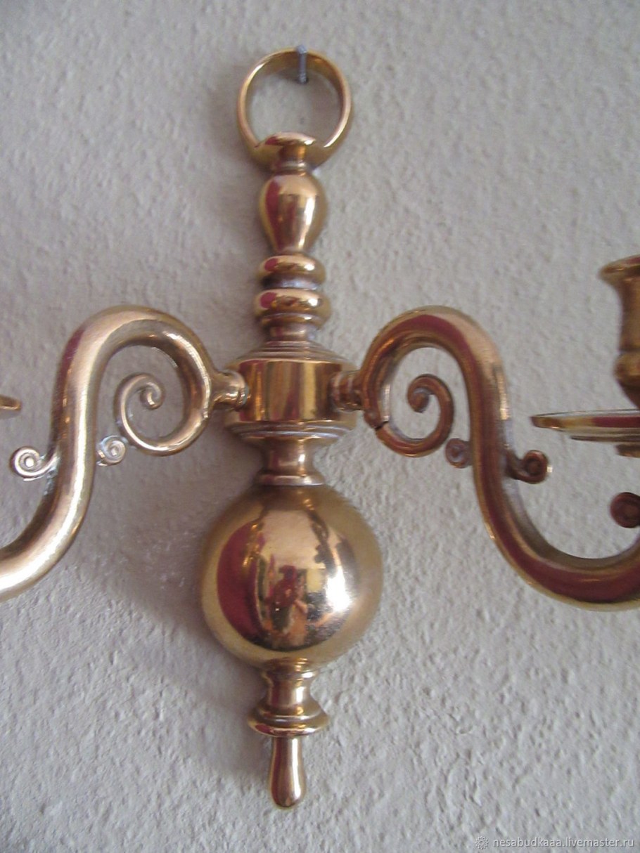 Подсвечник латунь Зара