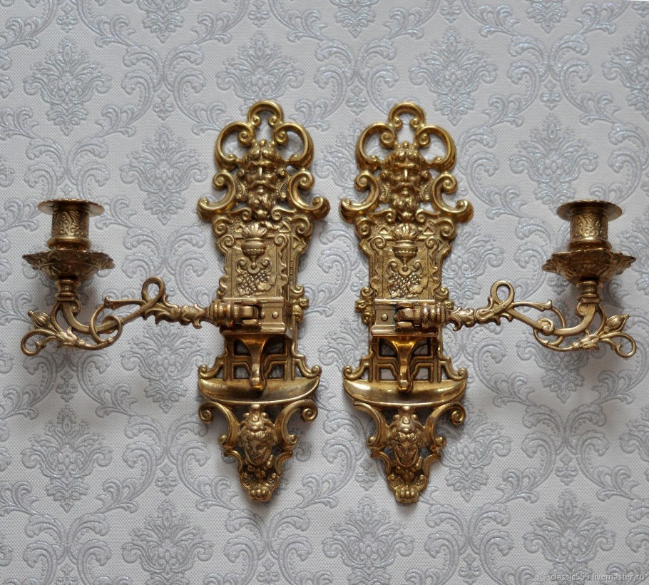 Подсвечник настенный