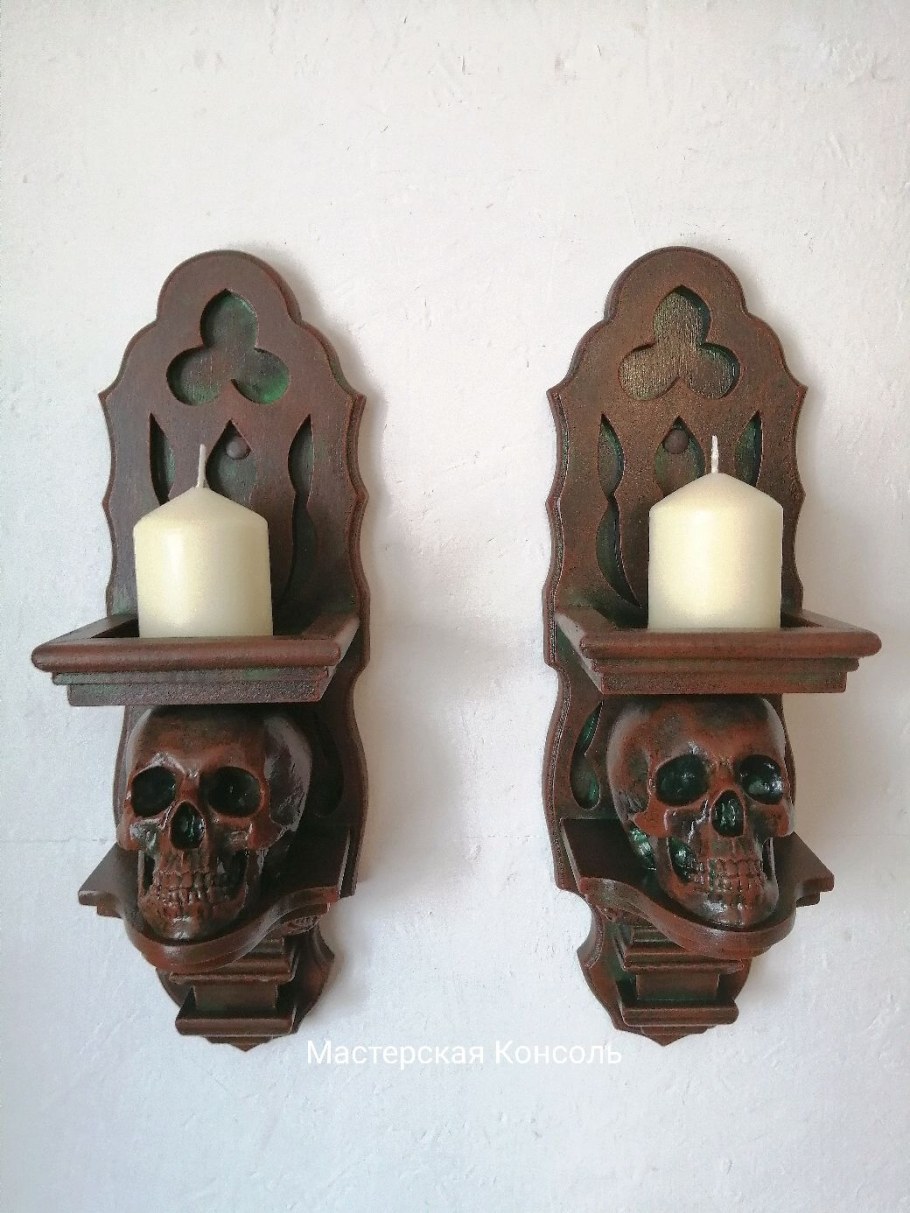 Подсвечник настенный