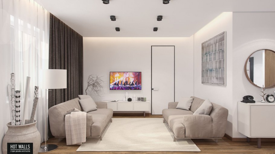 Дизайн 3-х комнатной квартиры