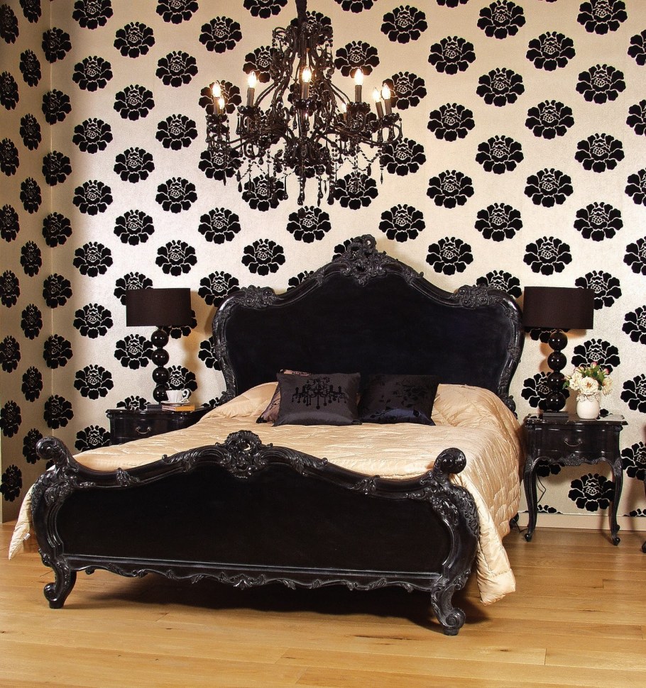 Спальня в замке Уорик в Англии