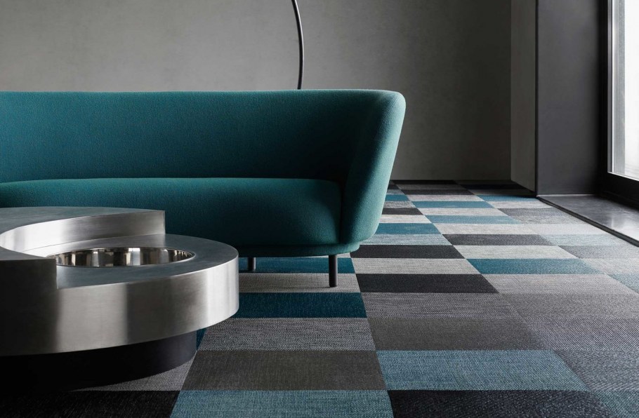 ПВХ плитка клеевая Bolon в интерьере