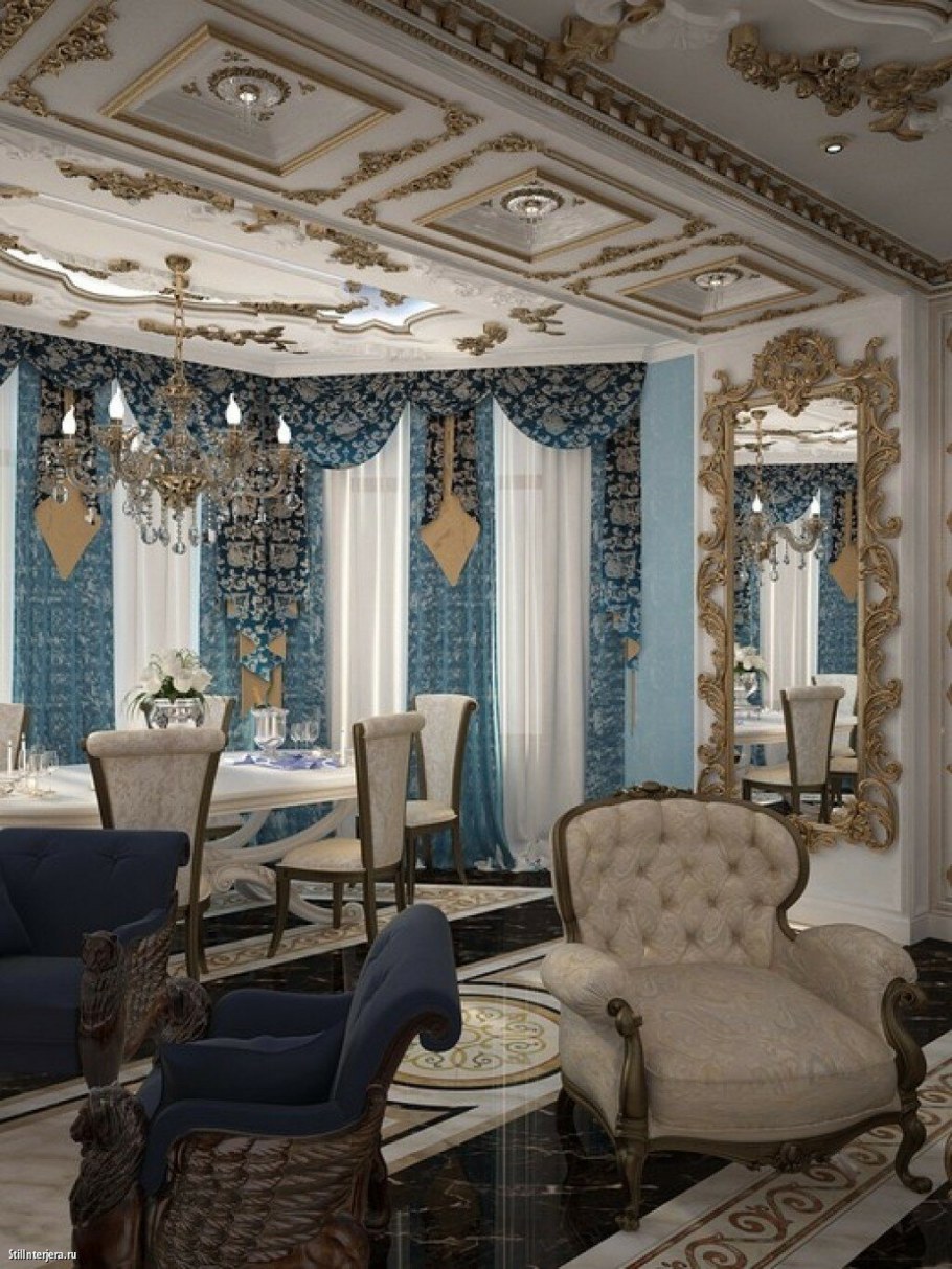 Гостиная в стиле рококо Барокко