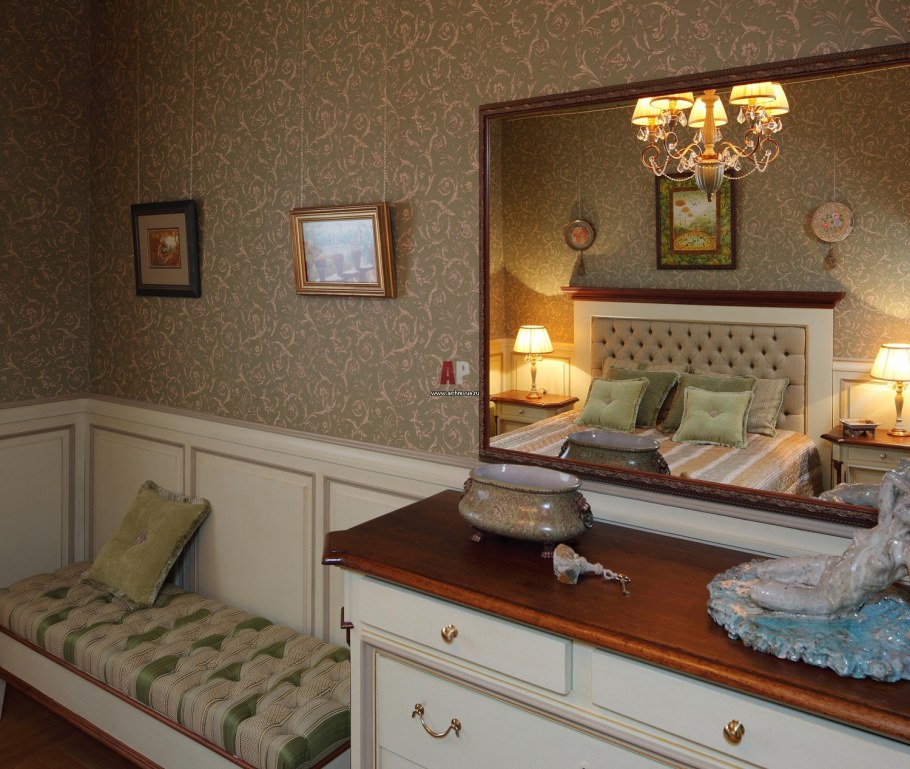 Интерьер спальни Будуар