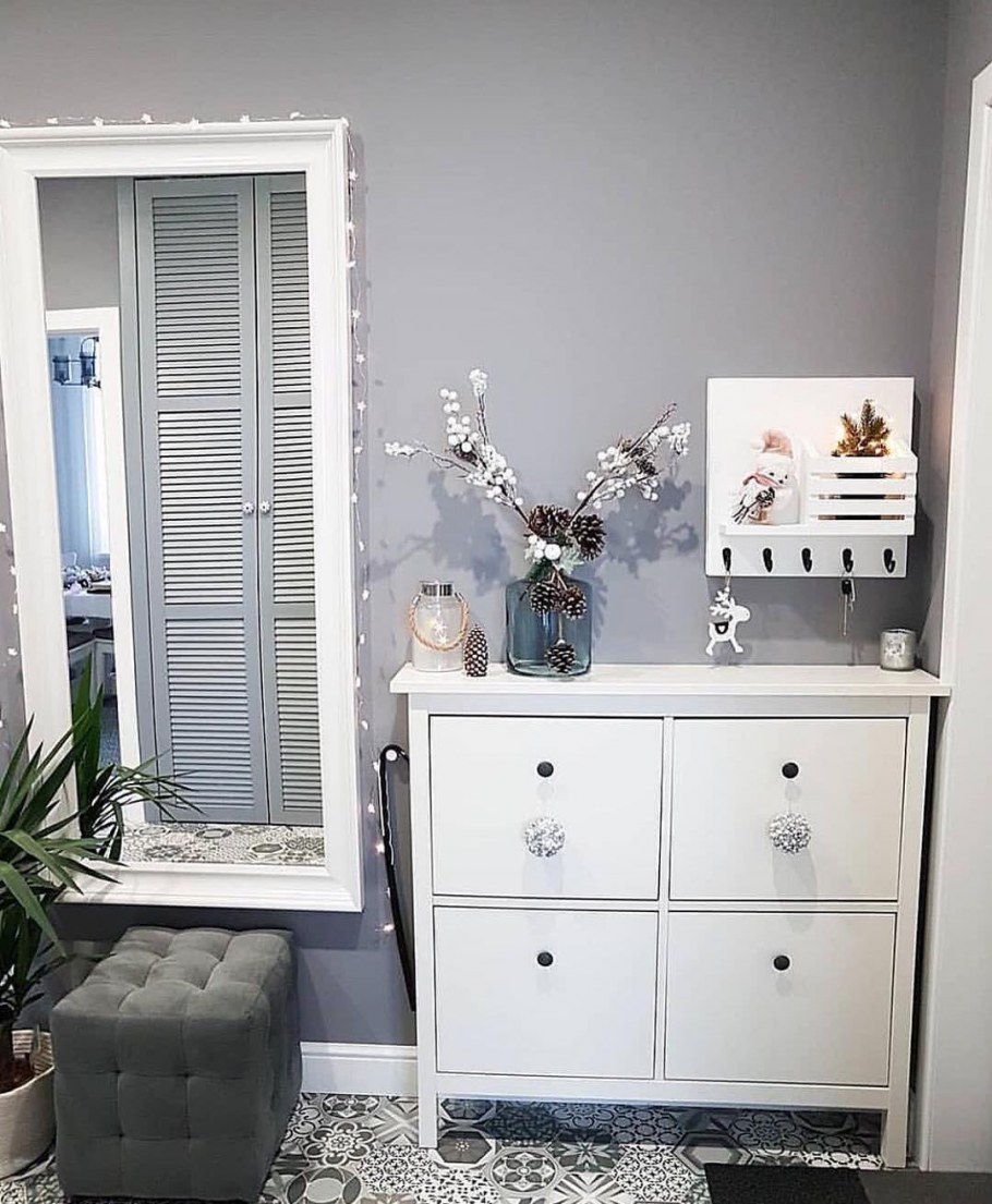 Зеркало икеа ХЕМНЭС белый