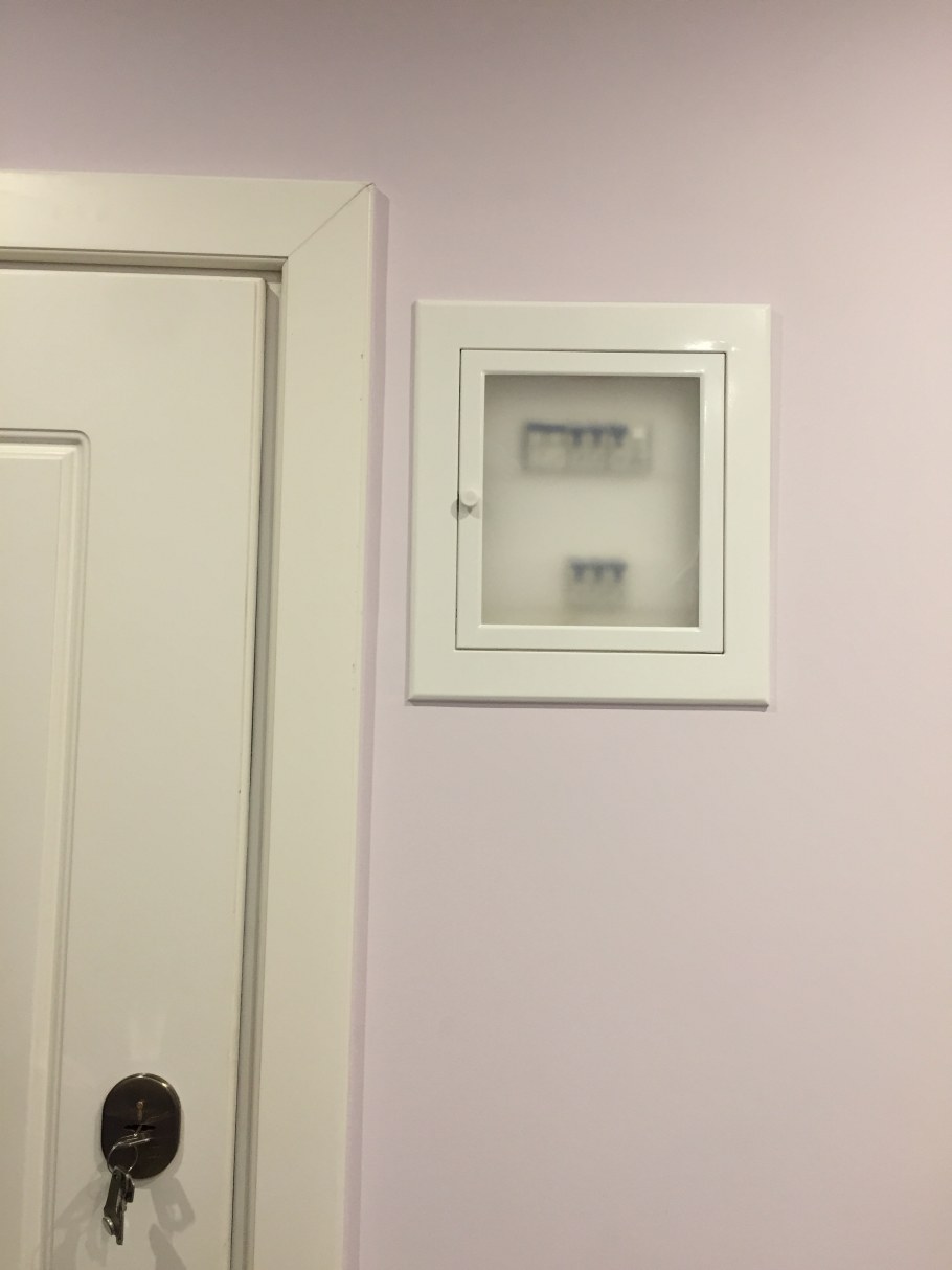 Электрический щиток в интерьере