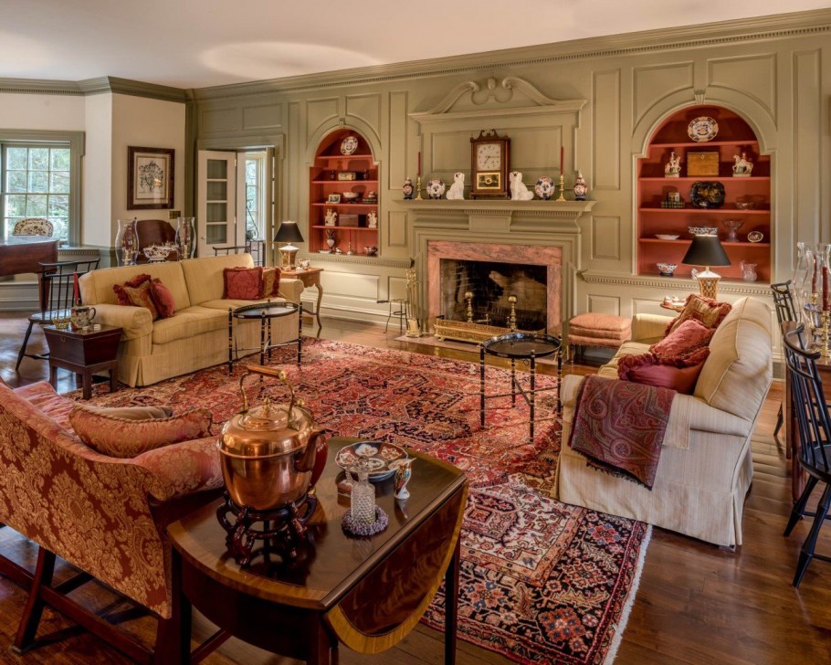 Американский колониальный стиль в интерьере