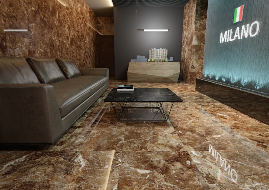 Керамогранит pr0001 Имперадор коричневый 60x60 progres Ceramica