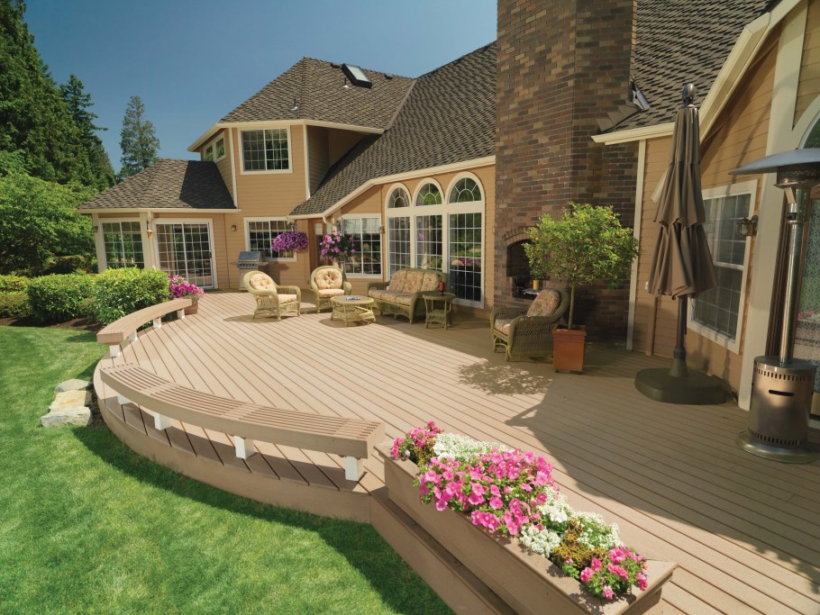 Планировка двора частного дома