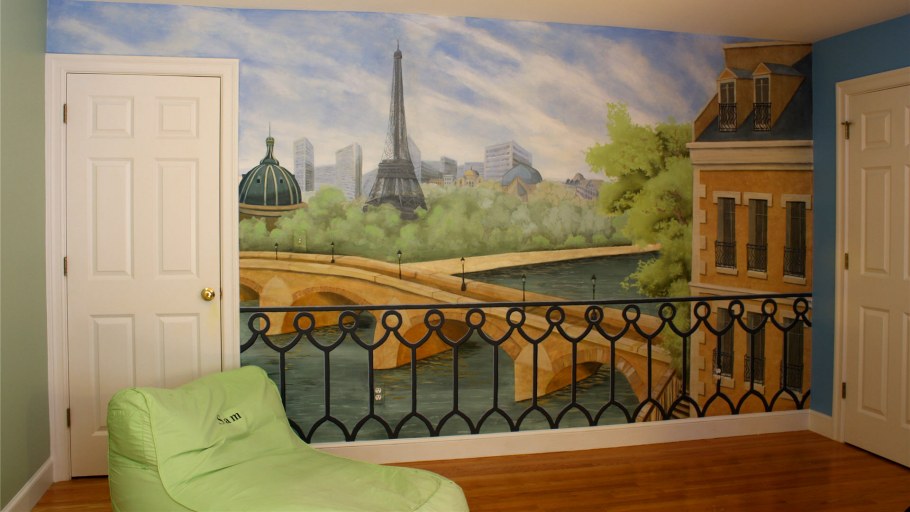 Роспись стен перспектива