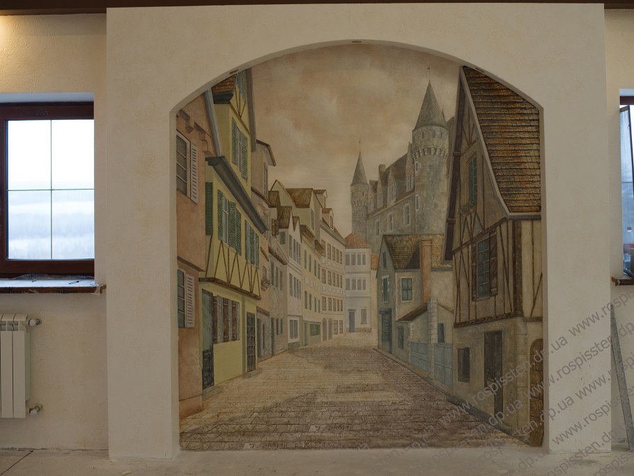 Старинная роспись стен