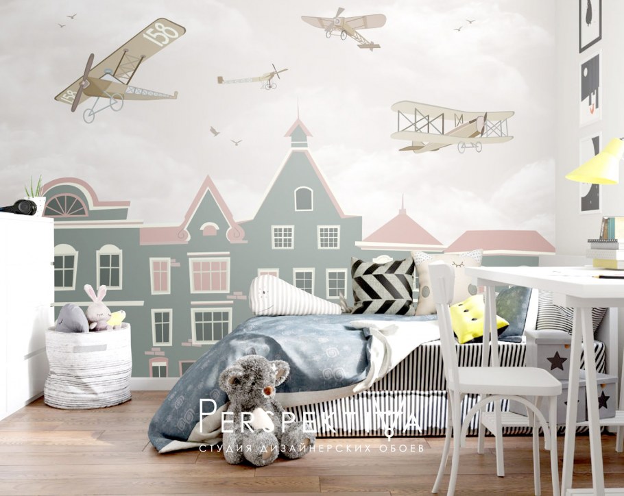 Фотообои в интерьере