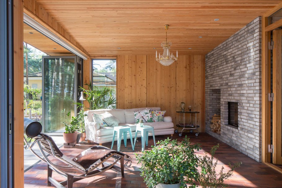 Потолок на веранде