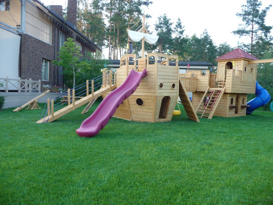 Игровая площадка Solowave Design замок Шелби