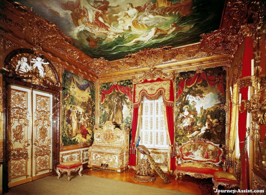 Дворец Линдерхоф Германия интерьеры