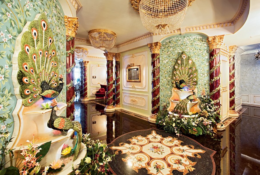 Павлиний стиль в интерьере