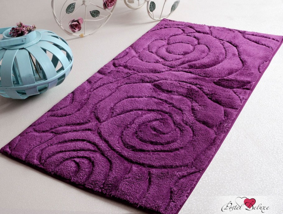 Ковер пыльно розовый