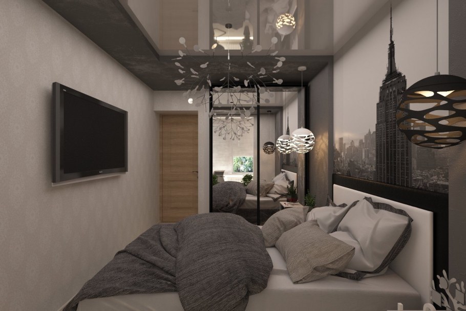 Спальня в хрущевке