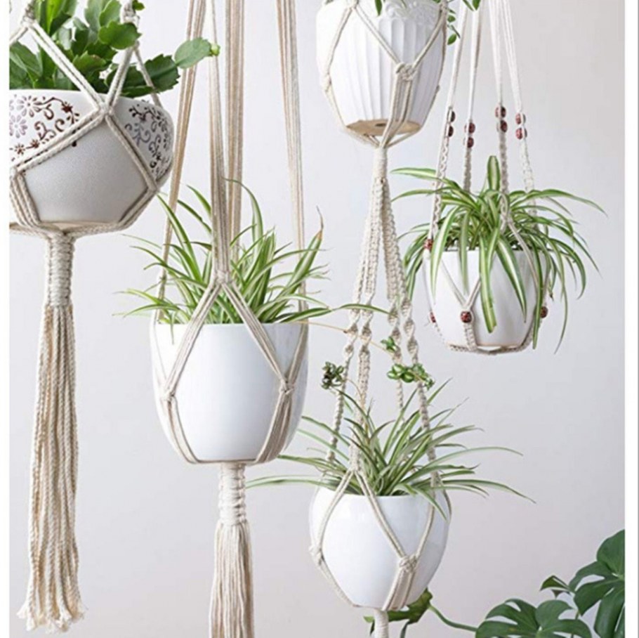 Подвесные цветочные горшки