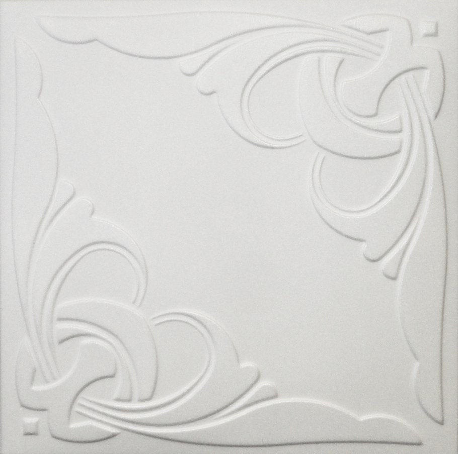 Плита потолочная Солид экструдированная 50х50см