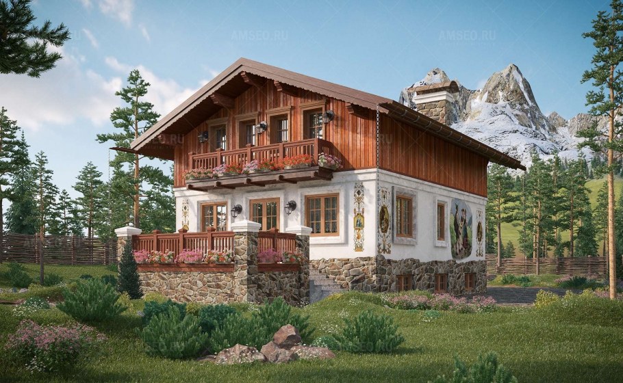 Рустикальный стиль экстерьер