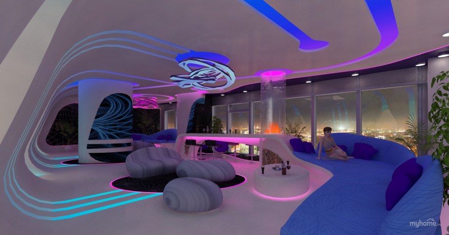 Интерьер квартиры будущего