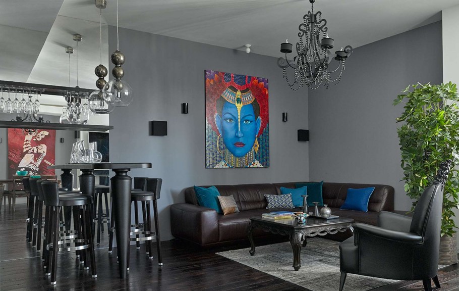 Монохромный интерьер