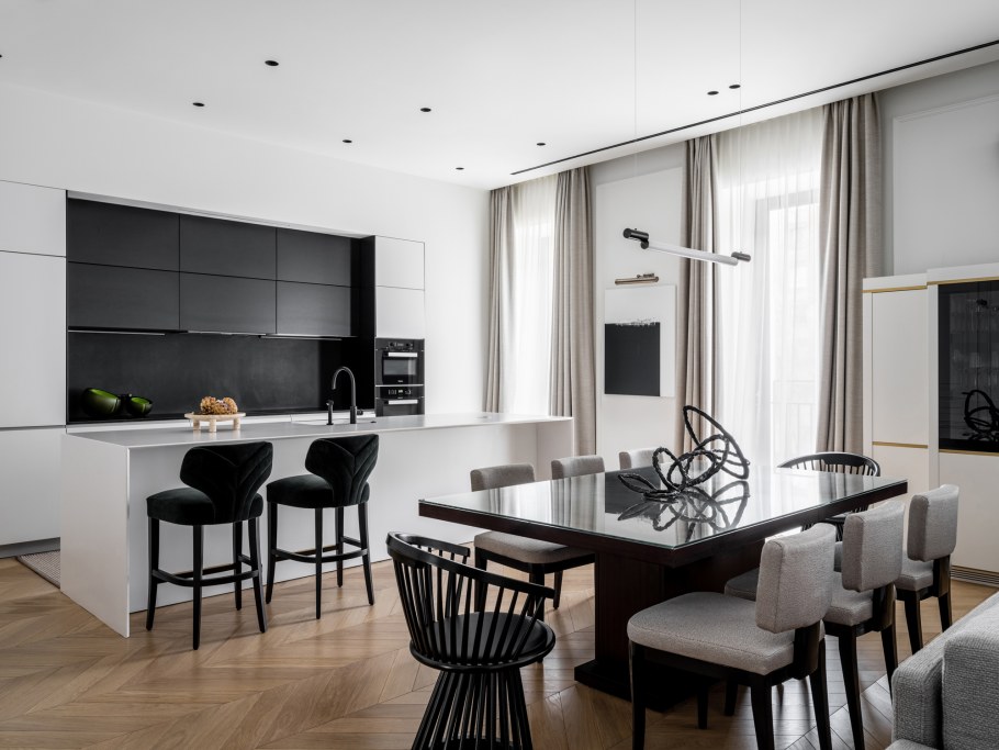 Однотонный интерьер квартиры