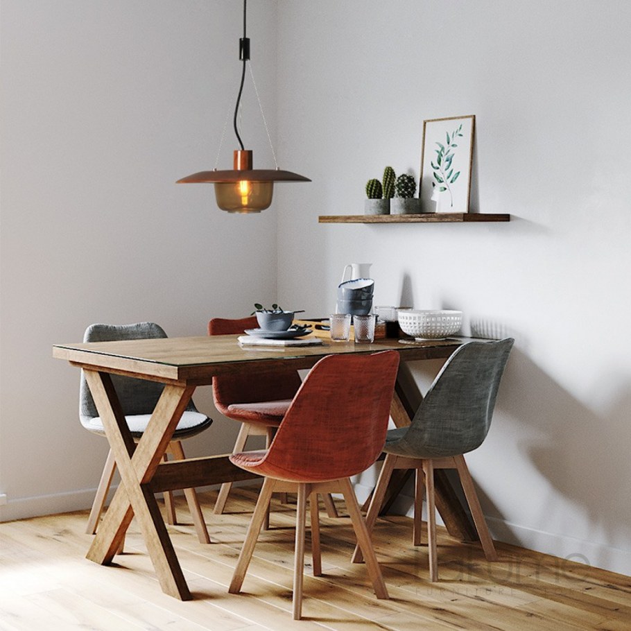 Кухонный стол в скандинавском стиле